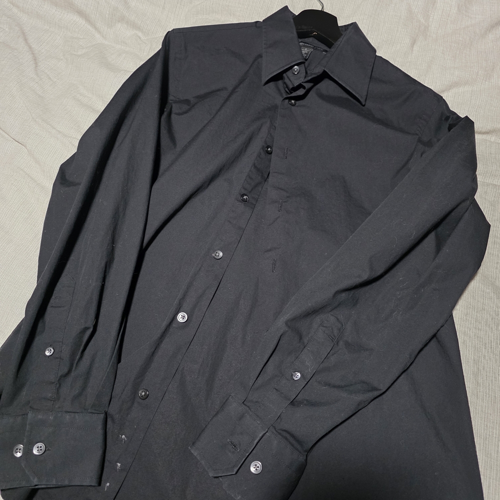 Express Men's Black Dress Shirt